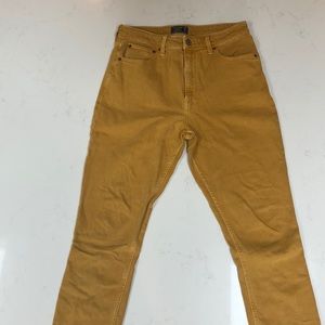 Abercrombie & Fitch Simone High Rise Slim Yellow